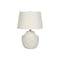 Monarch Specialties Lighting, 20 in.H, Table Lamp, Cream Concrete, Ivory / Cream Shade, Modern I 9730 - alternate 3